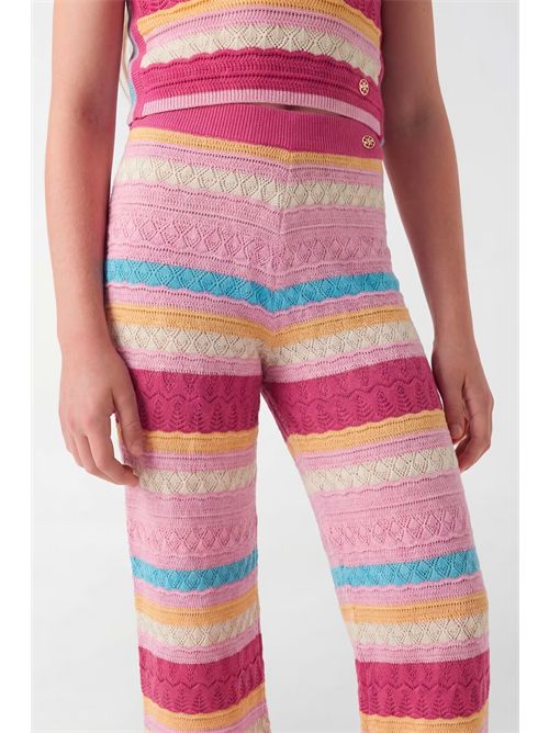 Pantaloni palazzo all'uncinetto GUESS | J6GB04Z5480/S40Q